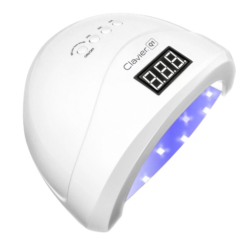 Clavier Lampa do paznokci 48W z lustrzanym dnem Q1, Hybryd, żeli