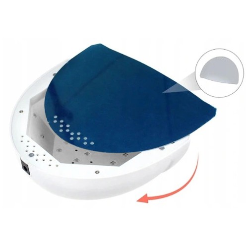 Clavier Lampa do paznokci 48W z lustrzanym dnem Q1, Hybryd, żeli