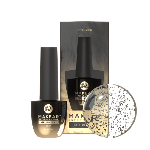 MAKEAR Top Dots Black 8ml (no wipe)