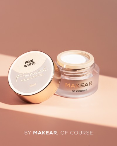 MAKEAR French Manicure Gel White FG01 5 ml