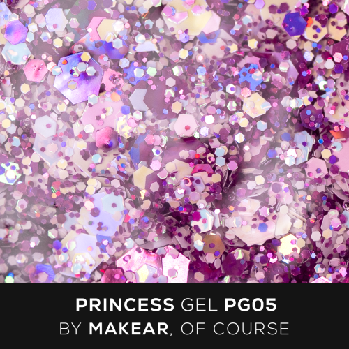 MAKEAR Princess Gel Pink PG05 - Żel do zdobień 5ml