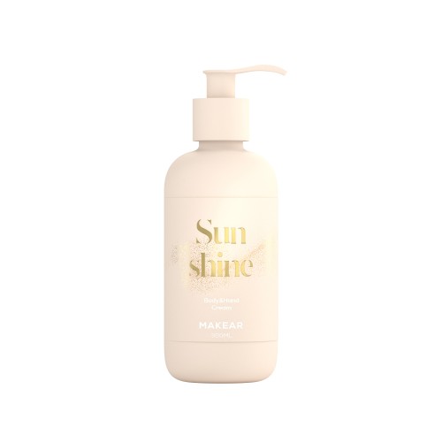 MAKEAR Balsam do dłoni i ciała ,,Sunshine'' ze złotą drobiną mica 300ml