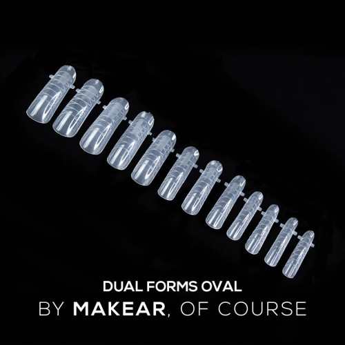 MAKEAR Dual Forms Oval - formy górne 120 szt.