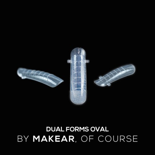 MAKEAR Dual Forms Oval - formy górne 120 szt.