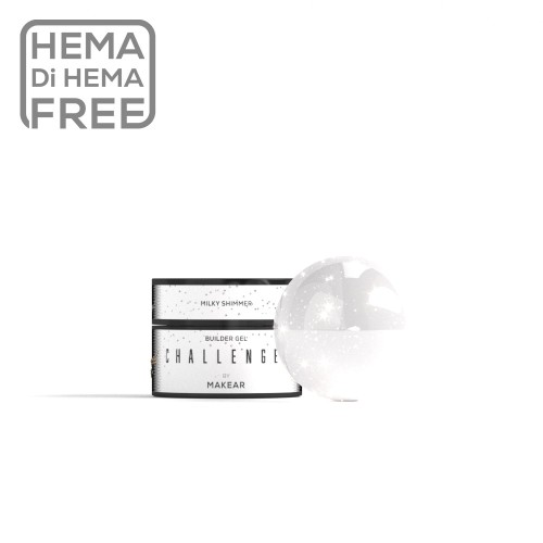 MAKEAR Challengel Shimmer Milky HG11 - żel budujący 15ml