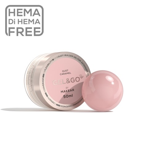 MAKEAR Gel&Go Up Caramel GU07 - żel budujący 50 ml
