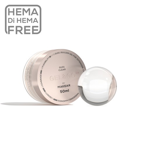 MAKEAR Gel&Go Up Clear GU01 - żel budujący 50 ml
