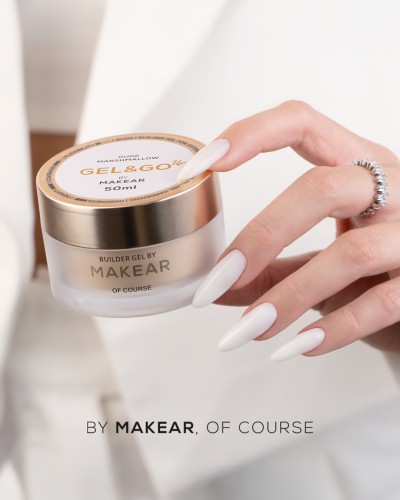 MAKEAR Gel&Go Up Marshmallow GU02 - żel budujący 50 ml