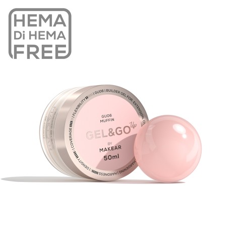 MAKEAR Gel&Go Up Muffin GU06 - żel budujący 50 ml