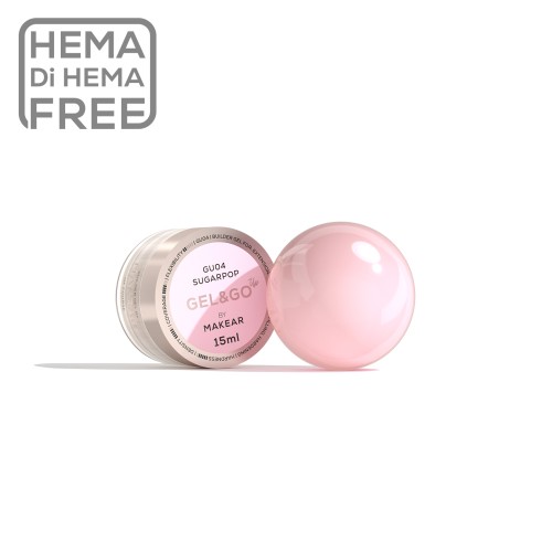 MAKEAR Gel&Go Up Sugarpop GU04 - żel budujący 15 ml