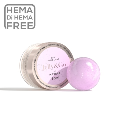 MAKEAR Jelly&Go Shine Lilac JG12 - żel galaretka 50 ml