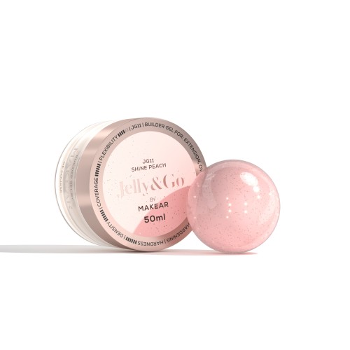 MAKEAR Jelly&Go Shine Peach JG11 - żel galaretka 50 ml