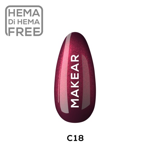MAKEAR Lakier hybrydowy C18 8 ml