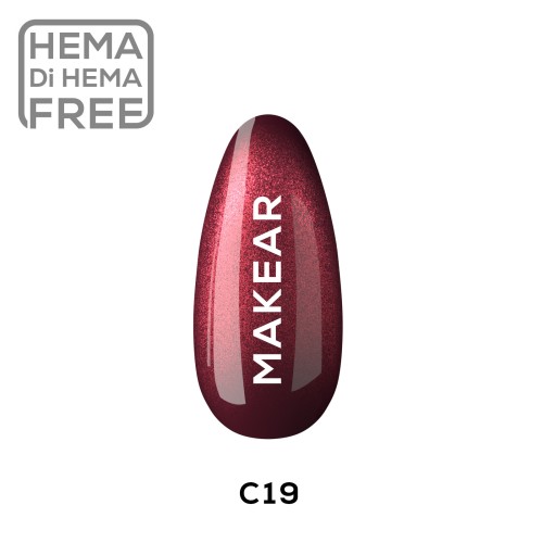 MAKEAR Lakier hybrydowy C19 8 ml
