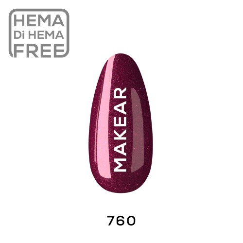 MAKEAR Lakier hybrydowy 760 8 ml
