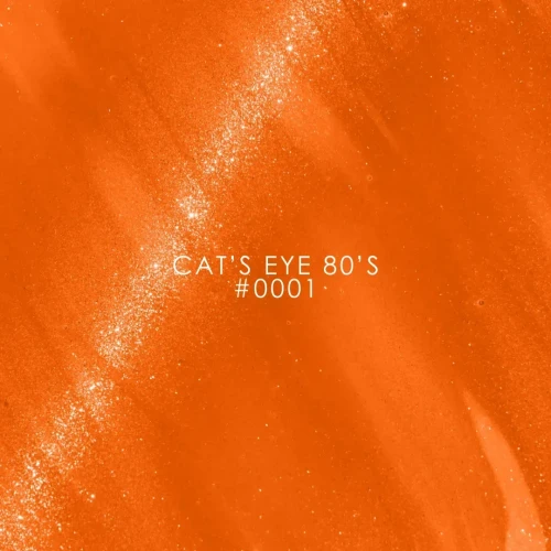 DNKa COLOR GEL POLISH CAT`S EYE, 7 ml #0001 80`s