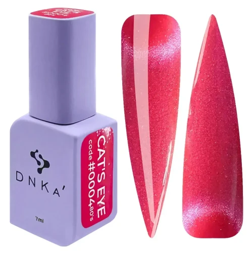 DNKa COLOR GEL POLISH CAT`S EYE, 7 ml #0004 80`s