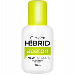 Clavier Zmywacz do lakieru hybrydowego, do paznokci Aceton, H!brid 50 ml