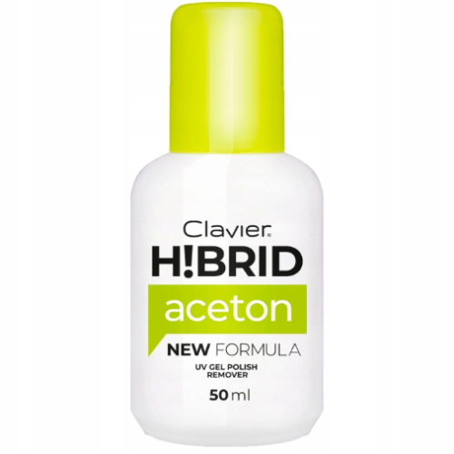 Clavier Zmywacz do lakieru hybrydowego, do paznokci Aceton, H!brid 50 ml