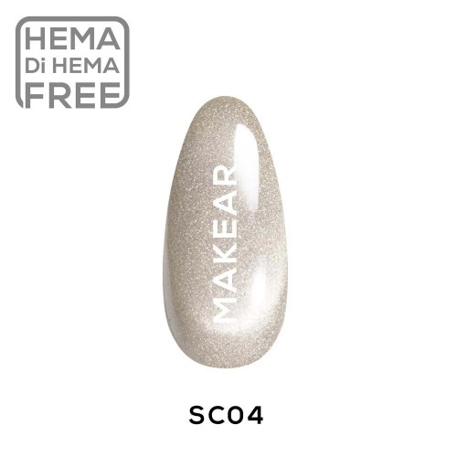 Makear Zestaw Silky Cat Eye Lakier hybrydowy 6x8 ml