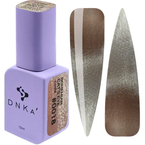DNKa COLOR GEL POLISH CAT'S EYE , 7 ml #0018 BOHEMIAN