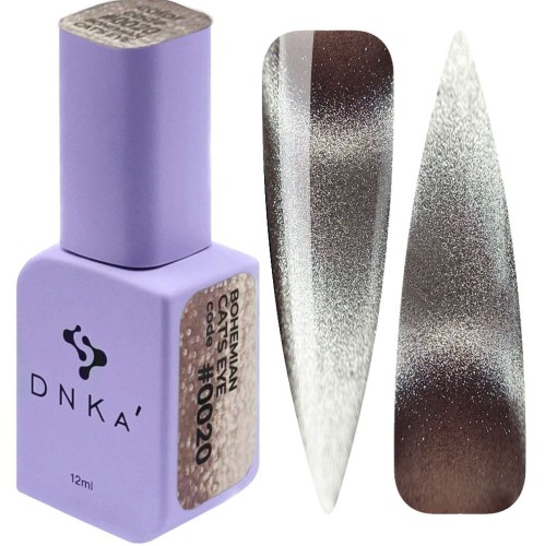 DNKa COLOR GEL POLISH CAT'S EYE , 7 ml #0020 BOHEMIAN