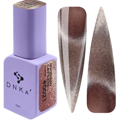 DNKa COLOR GEL POLISH CAT'S EYE , 7 ml #0021 BOHEMIAN