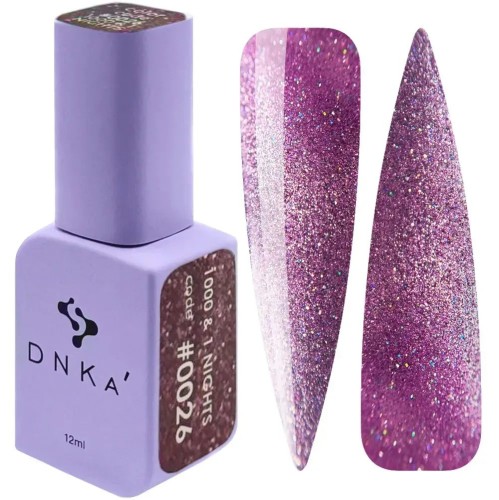 DNKa COLOR GEL POLISH CAT`S EYE, 12 ml #0026 1000 & 1 NIGHTS