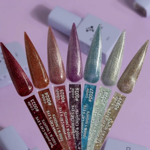 DNKa COLOR GEL POLISH CAT`S EYE, 12 ml #0026 1000 & 1 NIGHTS