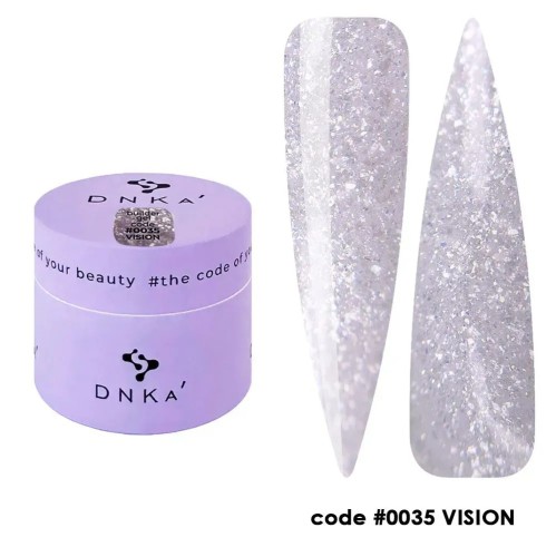 DNKa BUILDER GEL NEW FORMULA,  15 ml #0035 Vision