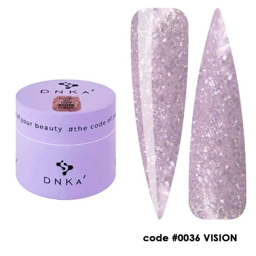 DNKa BUILDER GEL NEW FORMULA,  15 ml #0036 Vision