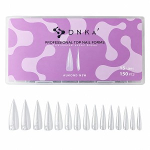 DNKa PROFESSIONAL TOP NAIL FORMS, ALMOND NEW 150 PCS