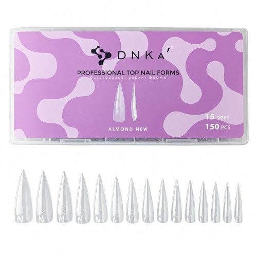 DNKa PROFESSIONAL TOP NAIL FORMS, ALMOND NEW 150 PCS