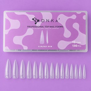 DNKa PROFESSIONAL TOP NAIL FORMS, ALMOND NEW 150 PCS