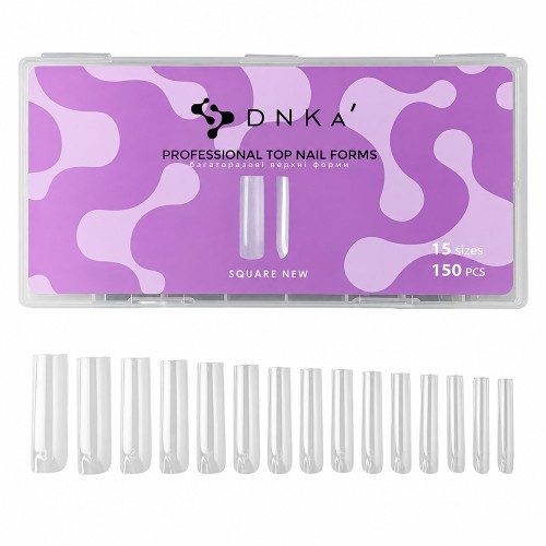 DNKa PROFESSIONAL TOP NAIL FORMS, SQUARE NEW 150 PCS