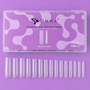 DNKa PROFESSIONAL TOP NAIL FORMS, SQUARE NEW 150 PCS