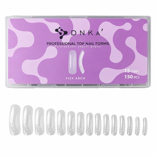 DNKa PROFESSIONAL TOP NAIL FORMS "DNKa", FLEX ARCH 150 PCS