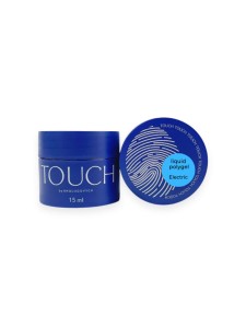 TOUCH Neon Liquid polygel Electric - niebieski płynny akrylożel, 15 ml (SALE)