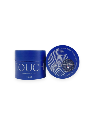 TOUCH Mirage builder liquid 07 - odblaskowy granatowy żel o płynnej konsystencji, 15 ml (SALE)