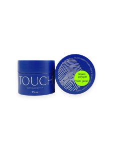 TOUCH Neon Liquid polygel Toxic green - neonowo-zielony płynny akrylożel, 15 ml (SALE)