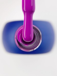 TOUCH Neon gel polish 04 - fioletowy neonowy lakier hybrydowy, 9 ml (SALE)