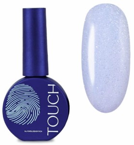 TOUCH Gradient Top 01 - jasnoniebieski top hybrydowy ze srebrną drobinką, 13 ml (SALE)