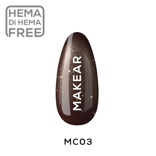 MAKEAR Magnetic Fall Cat Eye 03 Lakier hybrydowy 8ml