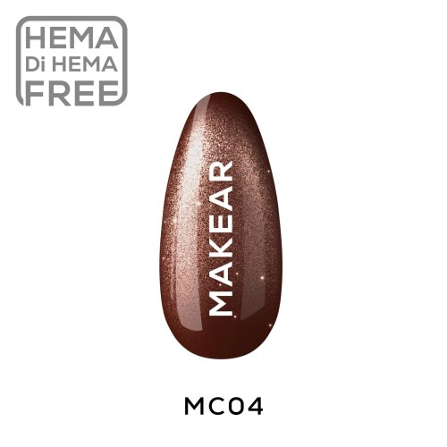 MAKEAR Magnetic Fall Cat Eye 04 Lakier hybrydowy 8ml