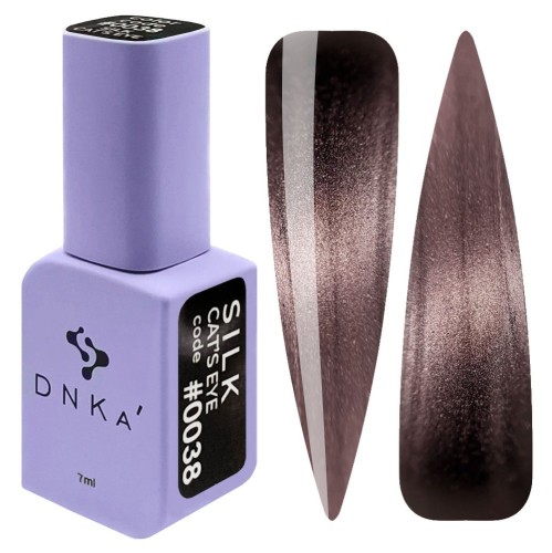 DNKa COLOR GEL POLISH CAT`S EYE, 7 ml #0038 SILK