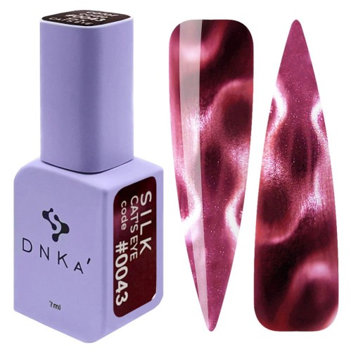 DNKa COLOR GEL POLISH CAT`S EYE, 7 ml #0043 SILK