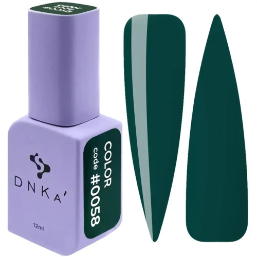 DNKa COLOR GEL POLISH NEW FORMULA , 12 ml #0058