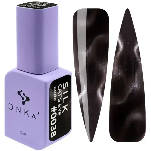DNKa COLOR GEL POLISH CAT`S EYE, 12 ml #0038 SILK