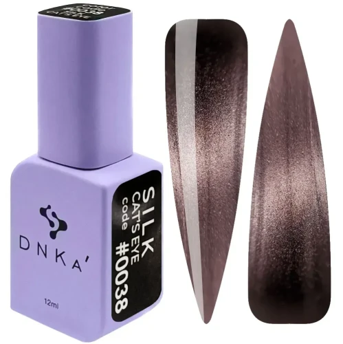 DNKa COLOR GEL POLISH CAT`S EYE, 12 ml #0038 SILK