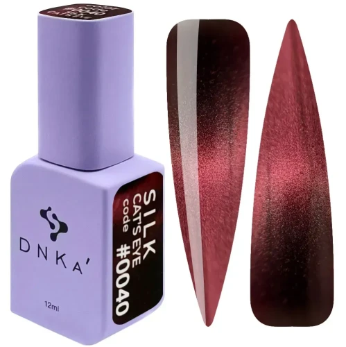 DNKa COLOR GEL POLISH CAT`S EYE, 12 ml #0040 SILK